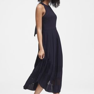 Banana Republic Navy Midi Dress